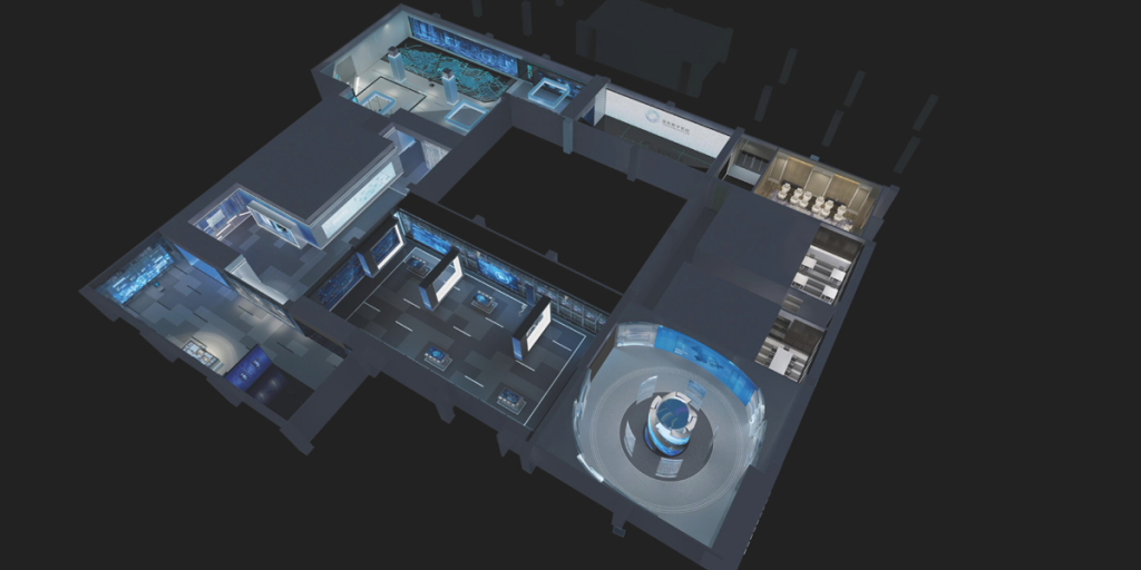 廣州市知識城國際數(shù)字樞紐體驗(yàn)廳插圖