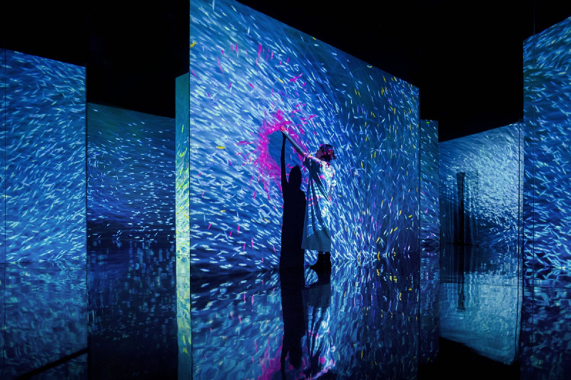 沉浸式互動投影技術應用形式插圖