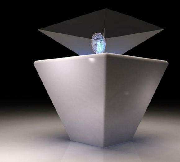 實(shí)現(xiàn)全息投影技術(shù)的原理插圖