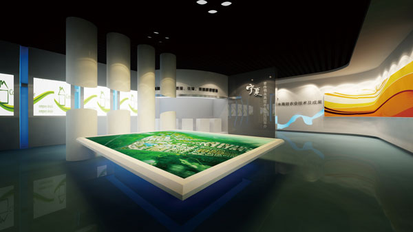 農(nóng)業(yè)科技感展廳設(shè)計理念需要突出展廳的主題風(fēng)格插圖